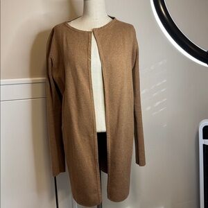 J Crew Juliette Collarless Sweater Cardigan Coat XS